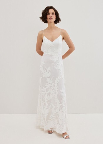 Phase Eight Arabella Ivory Dress White Canada | IMKEZB-068